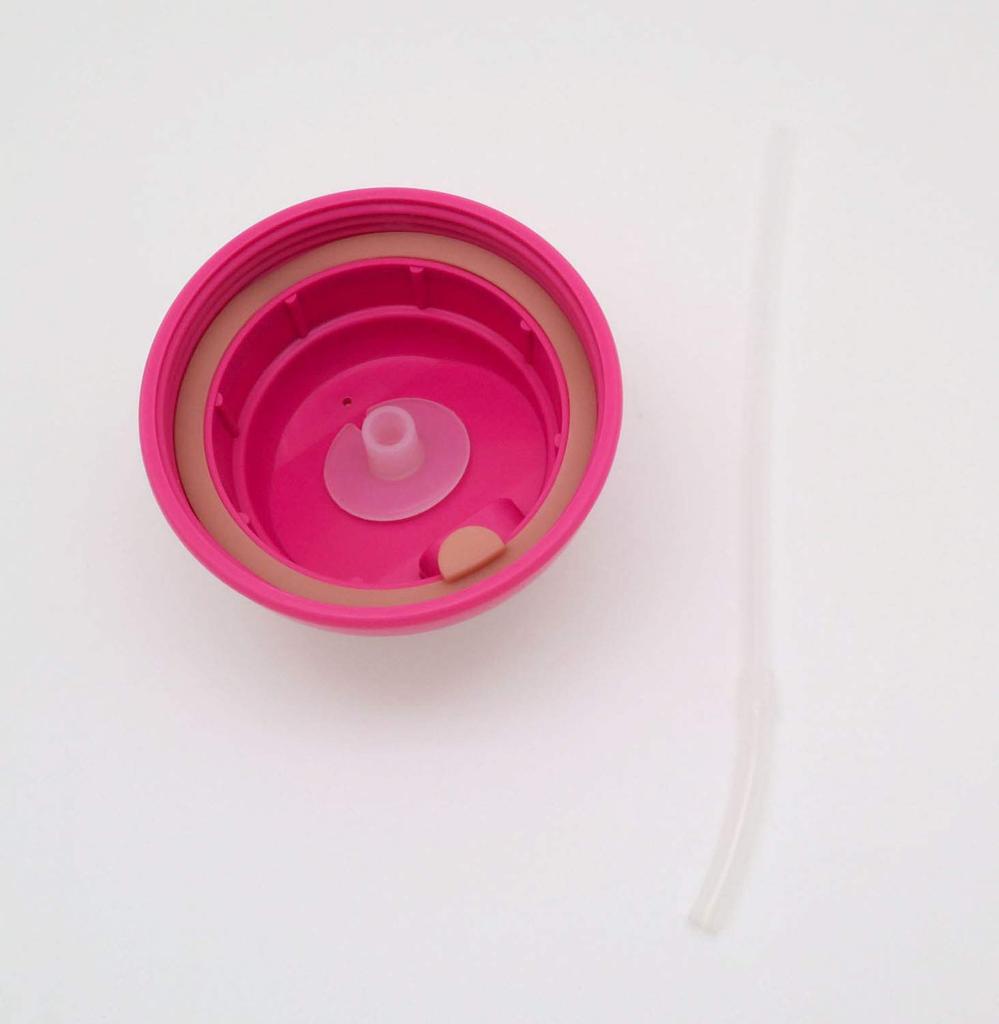 OSK Бутылка для воды Hello Kitty Sakura с трубочкой (холодный тип) СК-450С