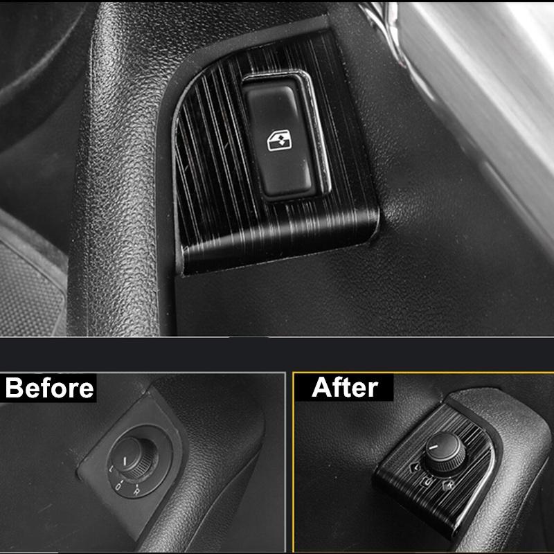 Для Skoda Octavia/RS 2015 ~ 2019 аксессуары LHD 8 шт./лот салона автомобиля оконное стекло подъемная кнопка управления панель наклейка