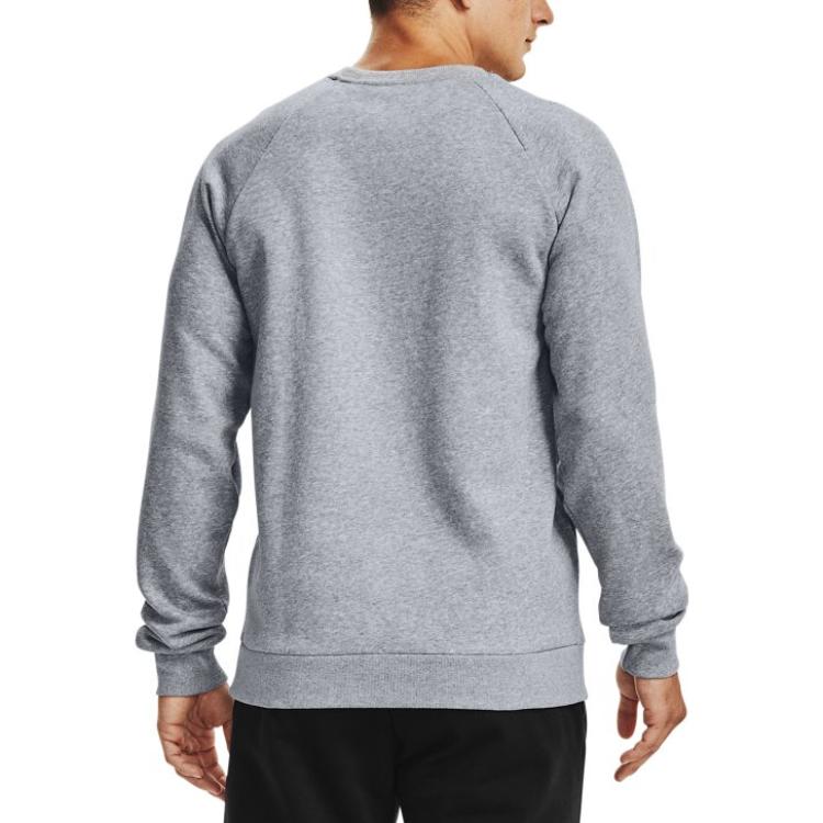 Under Armour Rival Sweatshirts Men's Gray Crew Neck Moderate Other 1359029-035