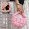 FARFADET Quilted Mini Tote Bag for Simple Tote Bag for and Fluffy Nylon Handbag with A Great Gift for Women, Lightweight, Stylish, Cute, Casual,