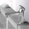 White Bathroom Basin Faucet Brass Black/Chrome Deck Mounted Single Handle Spray Cold And Hot Water Sink Tap Crane Creative