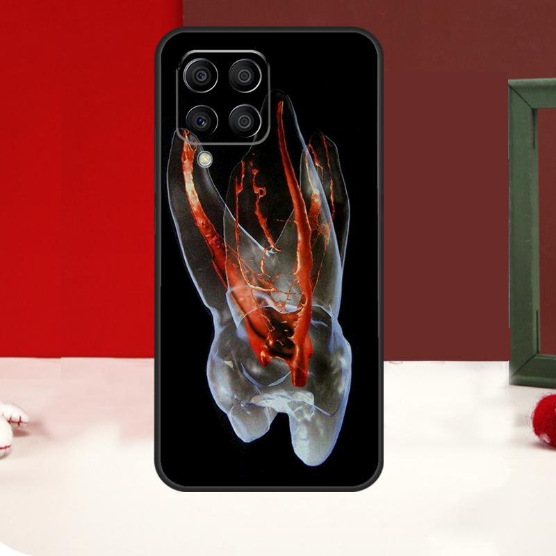 Чехол-анатомия зуба человека для Samsung Galaxy M14 M34 M54 M13 M53 M56 M52 M32 M16 M11 M21 M31 M35 M12 M15 M36 M55