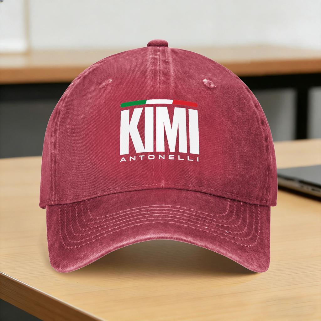 Гонщик-вундеркинд Kimi Art Design Повседневная бейсболка для унисекс Унисекс Летняя Для походов Рыбалки Кепка-тракер Дизайн Дышащие кепки