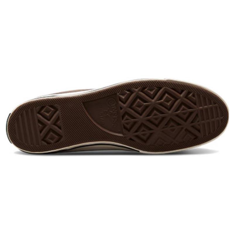 Converse Chuck 70 Vintage Повседневные Высокие Кеды из Канваса Унисекс Молочно-Кофейный Коричневый