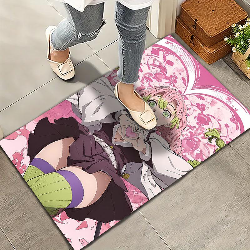 Demon Slayer Carpet Rug For Living Room Bedroom Home Sofa Decoration Kids Play Nonslip Floor Mat