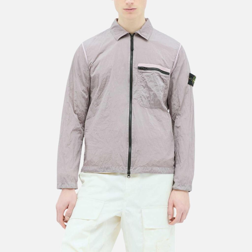 STONE ISLAND Jackets Men's Pink Lapel Moderate Straight Fit 801511219-V0080