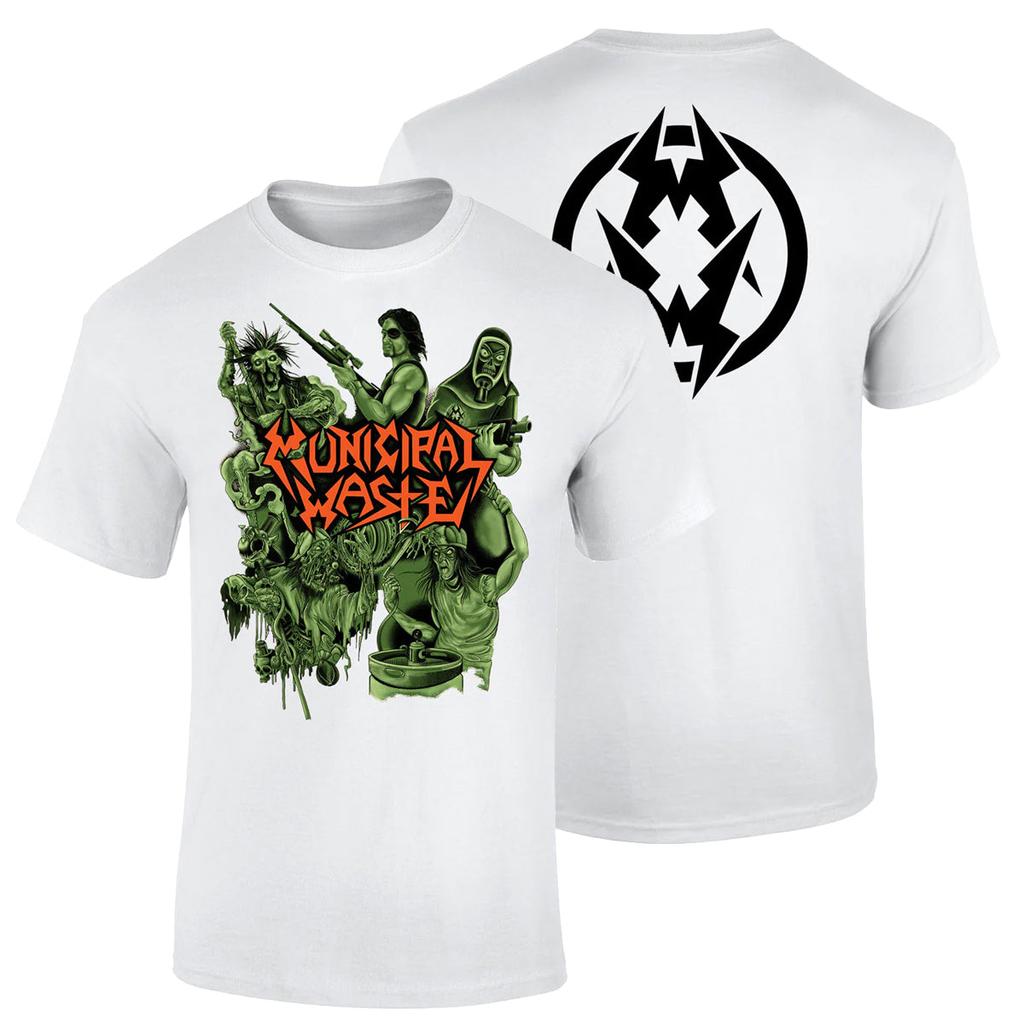 Municipal Waste Thrash Band Graphic Cotton T-shirt Unisex Men Women Fans Essentials Short Sleeve Tops Fashion Brand Summer Tee
