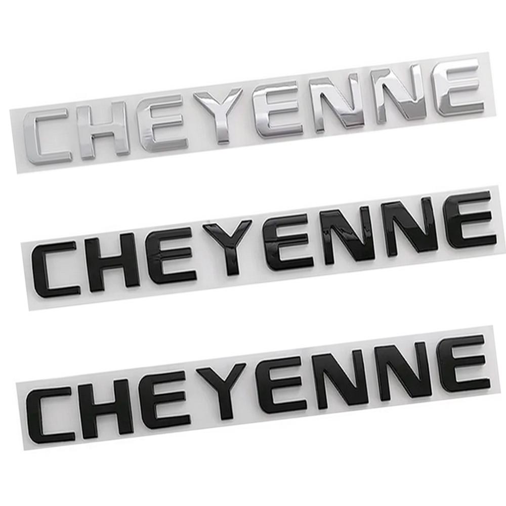 1 Piece For Chevrolet CHEYENNE ABS Car Logo Sticker Letter Rear Bumper Sticker Automotive Accessories li2