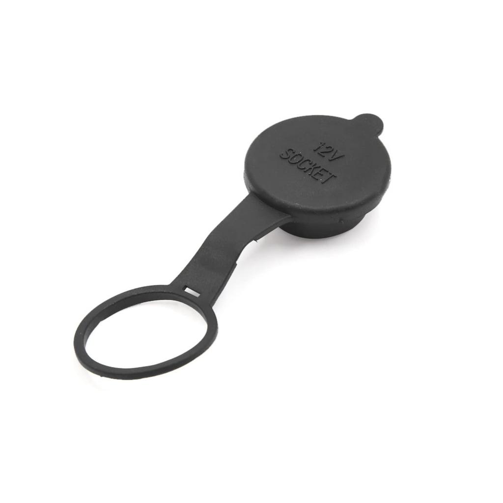 uxcell Lighter Socket Black Car Lighter Socket Waterproof Cover Cap Outlet Lid Fitness