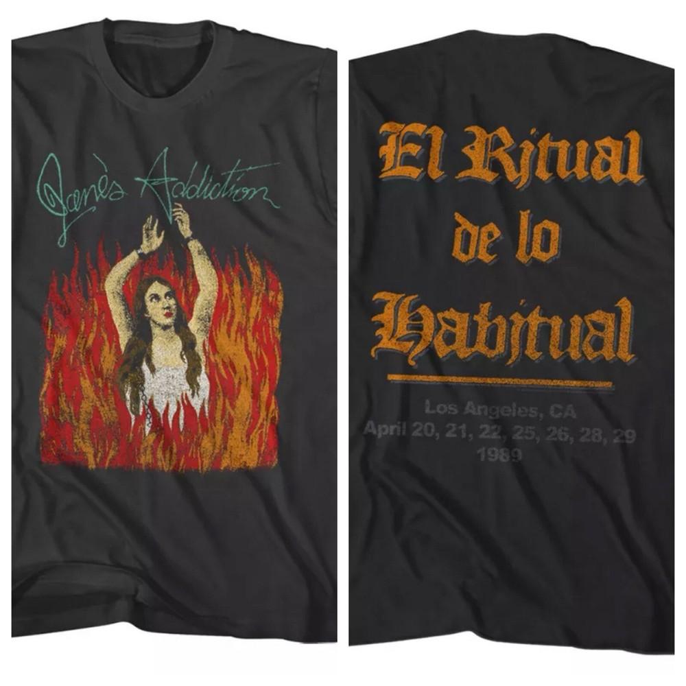 Jane039;s Addiction Band T Shirt Mens El Ritual de lo Habitual World Tour Music Unisex T-Shirt