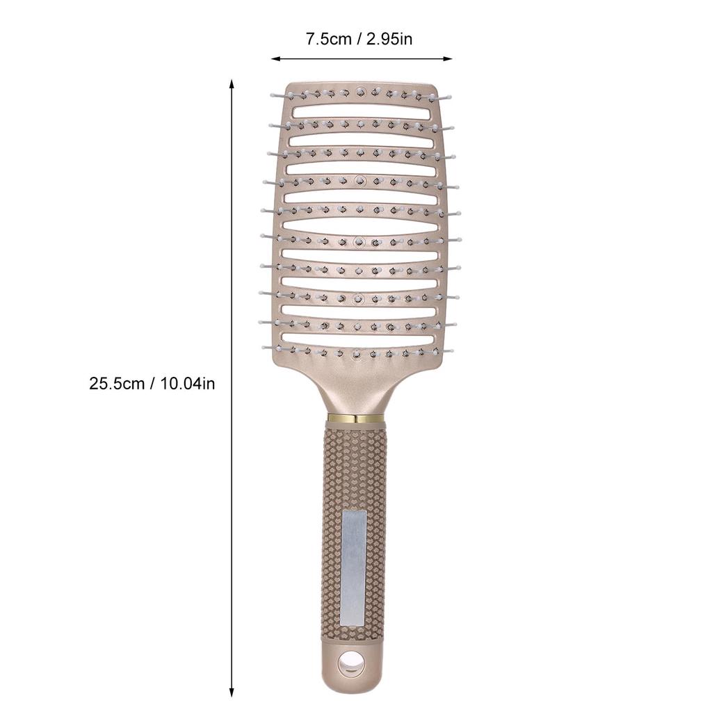 Модная изогнутая вентиляционная щетка для сушки феном, распутывающая расческа для волос, волнистая щетка для коротких волос