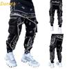 Streetwear Mens Harem Joggers Pants Men Cargo Pants Hip Hop Casual Pockets Sweatpants Male Fashion Trousers Plus Size