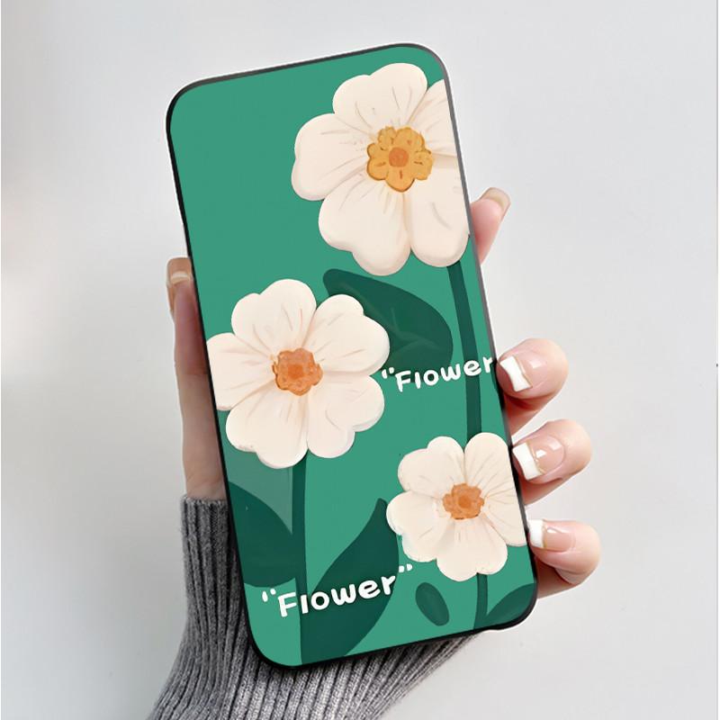 Для Nokia 106 2G 2023 / Nokia 106 4G 2023 Чехол Роскошный Модный Черный Гелевый Мягкий ТПУ Силиконовый Чехол с Рисунком Бабочки и Цветы