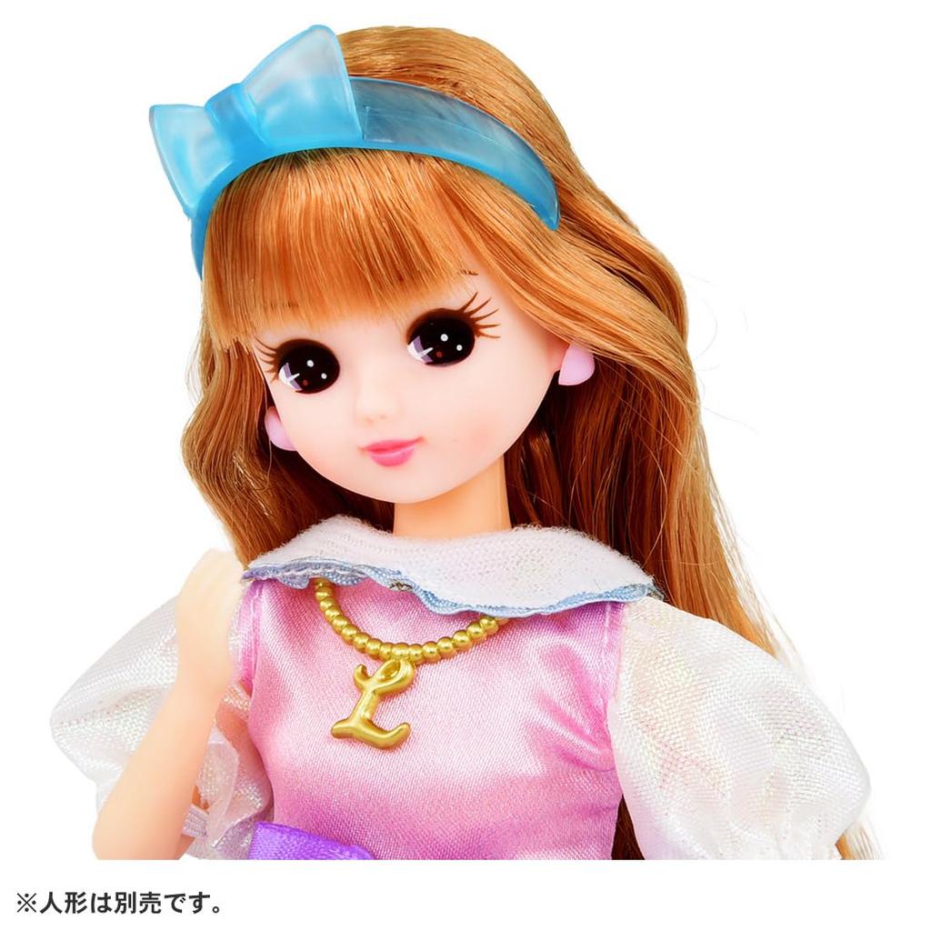Takara Tomy Licca-chan Dreamy Brush and Hair Accessory Set Dress-up Play Toy for Ages 3 and Up