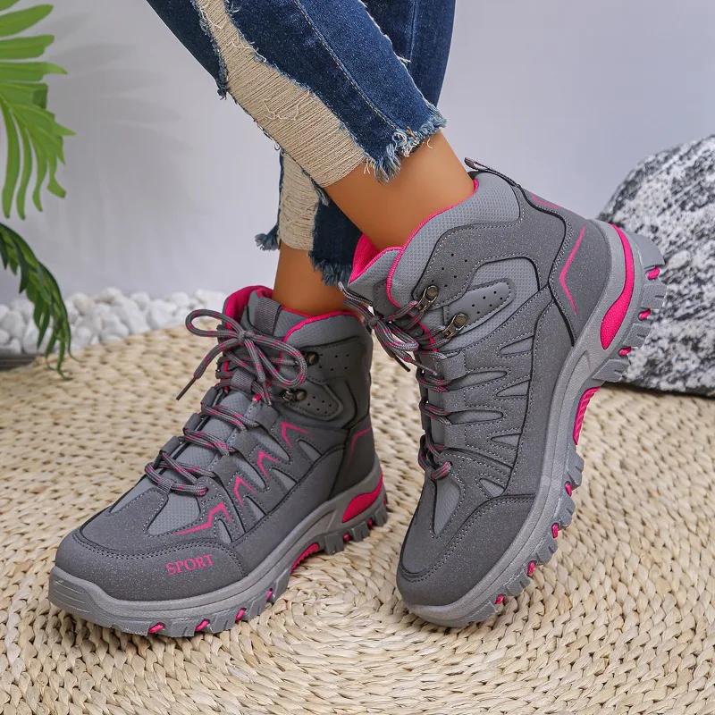 Fashion Women's Designer Sneakers 2024 Autumn Comfortable and Breathable Ladies Casual Shoes Non-slip and Wear-resistant Hiking Shoes