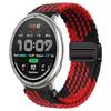 20 мм 22 мм Плетеный нейлоновый ремешок для Amazfit Active 2/GTS 4 Mini Магнитный ремешок Браслет Amazfit Bip 6 5 GTR 4/Balance Браслет