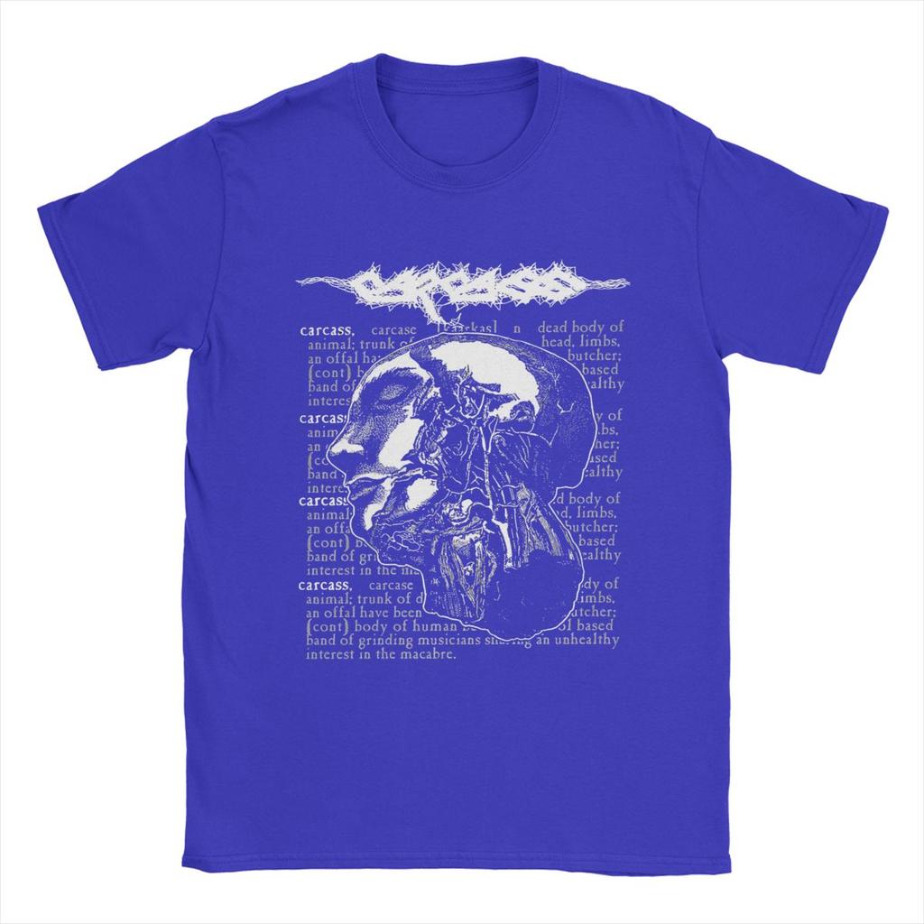 Мужские футболки Carcass Novelty 100% Cotton Tee Shirt Short Sleeve T Shirt Crewneck Tops Gift Idea