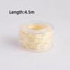 Лента из бисера и жемчуга 1 рулон 4,5 м Лента для упаковки цветов Новая пряжа для бисера