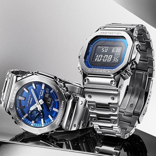 Casio Мужские часы G-SHOCK GMW-B5000D-2JF [G-SHOCK Full Metal Series] Square Watch Silver Stainless Steel