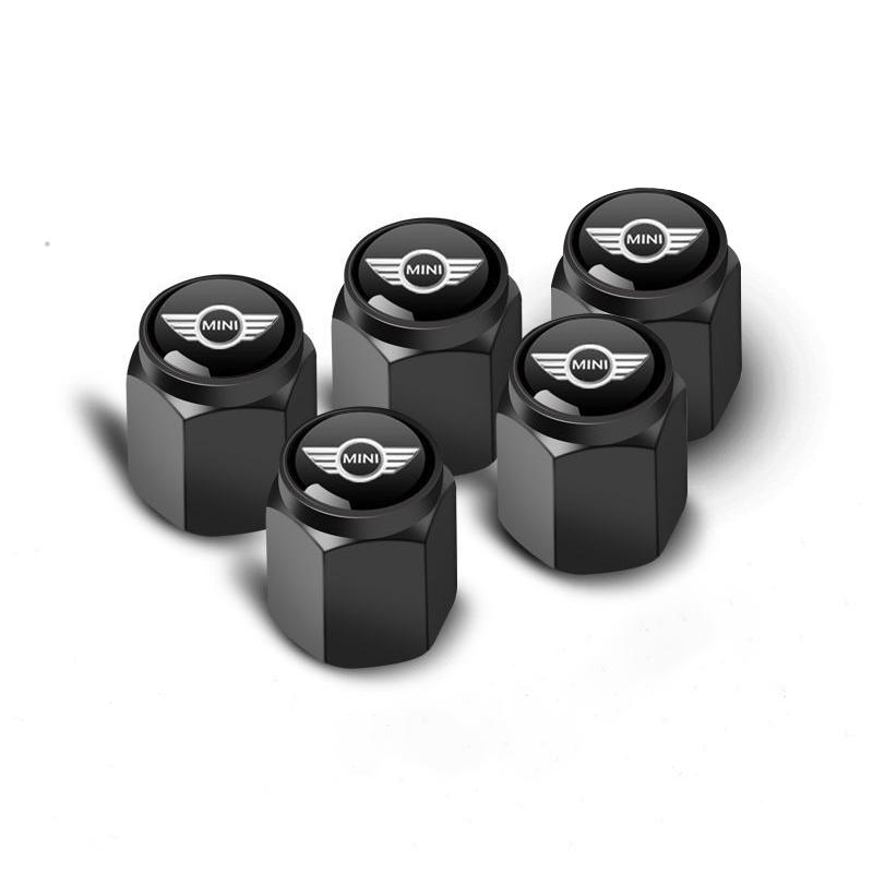 For BMW XO025pc For BMW Mini COOPERS JCW F56 F55 F54 F57 R60 S ONE COUNTRYMAN CLUBMAN Roadster Metal Car Tire Wheel Cap Air Valve Stem Cover