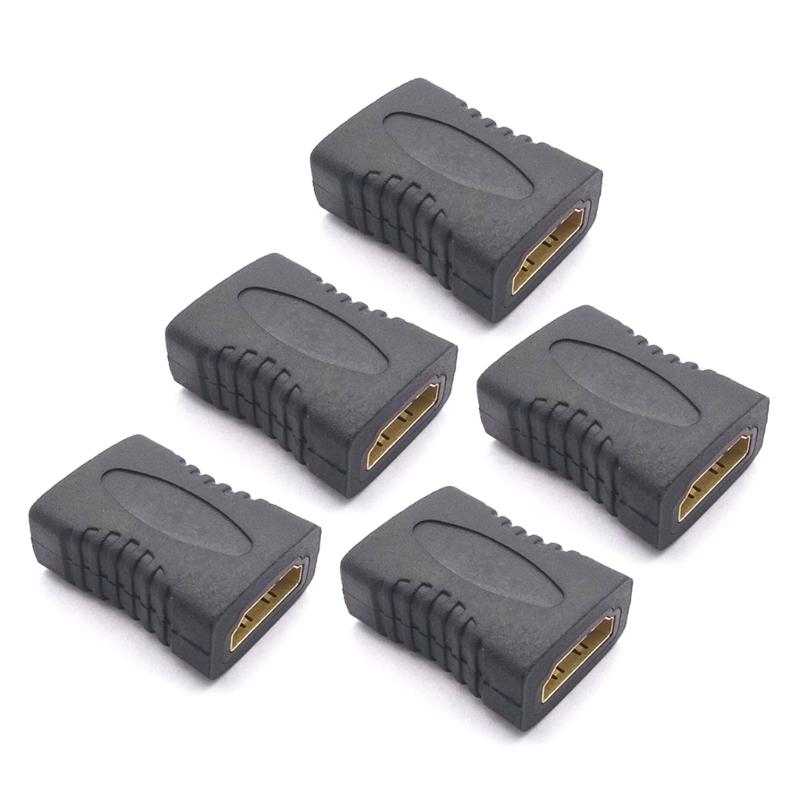 For HDTV Female To Female Coupler Adapter 2.0 4K60Hz Support For 3D Devices PC TV Monitor Gaming Consoles