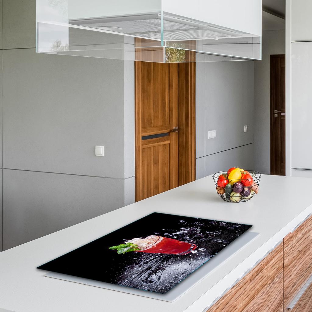 GLASS PROTECTIVE PLATE FOR STOVE 80x52 DRINK