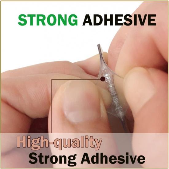 25 Sets (50 Pieces) of Clear Vertical Blind Repair Tabs/Blind Fixer Tabs for Vertical Blinds Replacement Slats