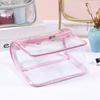 Косметичка Ins Style, ПВХ, прозрачная, прочная, водонепроницаемая, просторная косметичка для путешествий, аксессуары для хранения