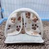 Washable Guinea Pig Hideout Winter Warm Hamster Nest Cozy Guinea Pig Bed  Pet Accessories