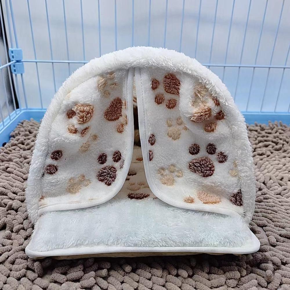 Washable Guinea Pig Hideout Winter Warm Hamster Nest Cozy Guinea Pig Bed Pet Accessories