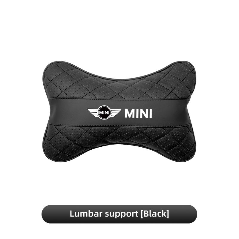 Car Neck Pillow Lumbar Support Kit Auto Headrest For MINI Cooper R56 F56 R50 JCW Cabrio Aceman Countryman Clubman Roadster Coupe