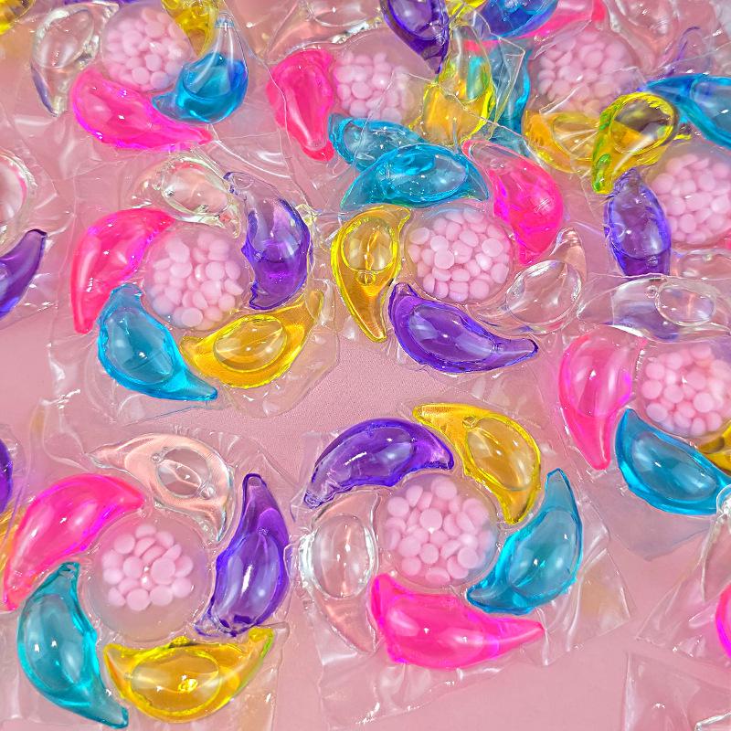 Капсулы для стирки «Шесть в одном» (10г) - Стойкий аромат, смягчающие и удаляющие пятна капсулы для стирки