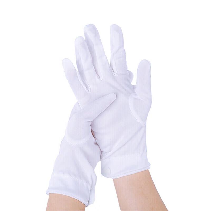 NHZHIW White Cotton Etiquette & Work Gloves