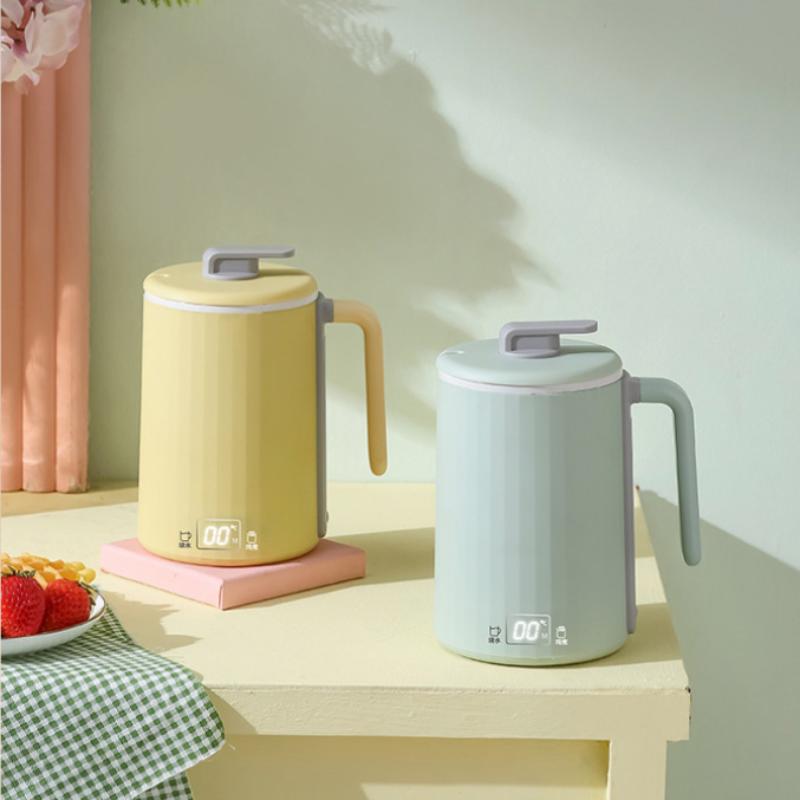 Мини-чашка для воды с электрическим подогревом из нержавеющей стали, многофункциональная чашка для здоровья, чашка с антипригарным покрытием, бытовой электрический чайник для тушения