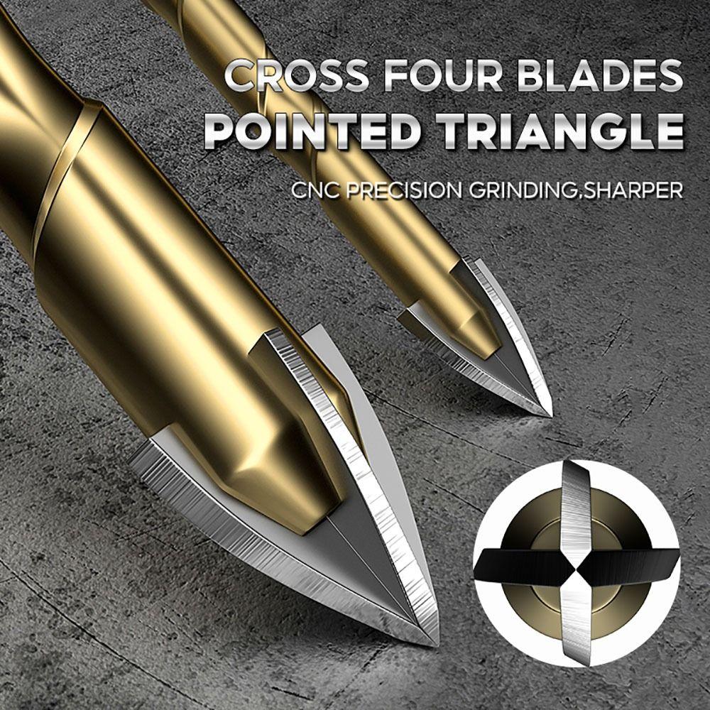 1 шт. 3-12 мм крест-шестигранная плитка сверло для открывания отверстий из сплава сверло для стекла, металла, керамики