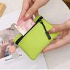 Korean Style Oxford Cloth Coin Purse Fashion Wallet Solid Color Small Item Bag Coin Purse Zipper Card Storage Bag Outdoor