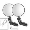 Bicycle Rearview Mirror Foldable Convex Rearview Mirror for Mountain and Road Bikes Universal Reflective Mirror Cycling Equipment