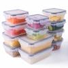 Airtight Food Storage Container with Lid, Leak Proof Snap Lock, BPA Free Plastic