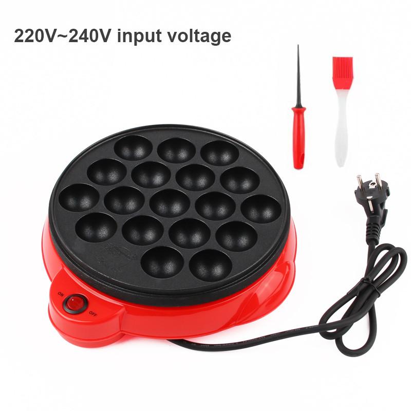 650W Electric Takoyaki Maker Donut Octopus Ball 18 Holes Grill Pan Professional Cooking Tools Household Maruko Baking Machine
