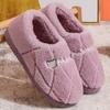 Fashion New Cotton Slippers Autumn and Winter Indoor Home Thick-soled Warm Home Non-slip Cotton   Shoes for Women  Pantuflas De Mujer