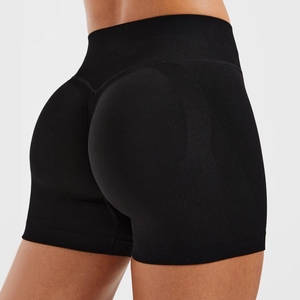 Seamless Yoga Shorts For Women With Quick Dry Fabric For Running And Fitness Activities
