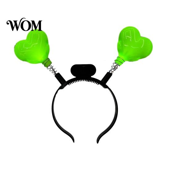 Spring 3D Star Hairband LED Headband with Spring, Light Up Wobble Hair Hoop for Party Concert, Glowing Festival Prop Kids Adults, Graduation