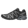 SALOMON Speedcross 3 Abrasion Resistant Breathable Low Top Running Shoes Unisex Black Sneakers 476765