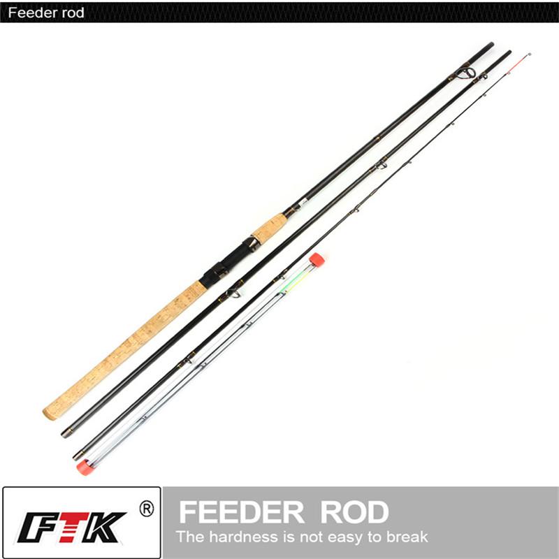 FTK Фидер из высокоуглеродистой приманки 3,3 м 3,6 м 3,9 млмх, вес 60-160 г, удочка с фидером, фидерная удочка