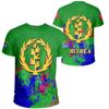 2023 Tessffel Africa Country Eritrea Lion Colorful Retro 3DPrint Men/Women Summer Casual Funny Short Sleeves T-Shirts Streetwear
