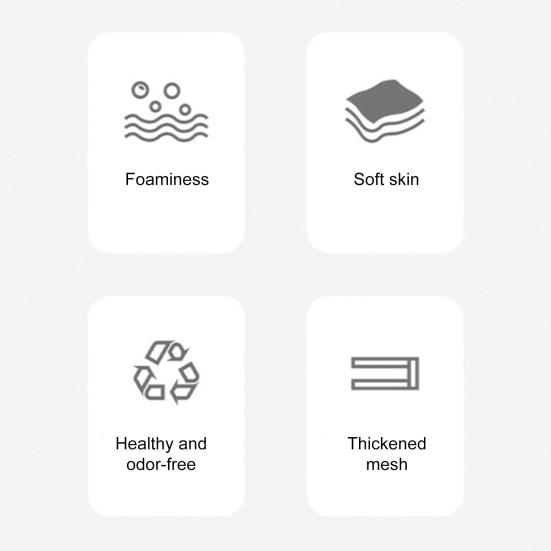 Шар для ванны «два в одном» двухсторонний дизайн шар для душа регулируемый размер шнурок для глубокого очищения пор аксессуар для ванны