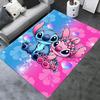 Office Rug Stitch, Love theme 3D Printed Anti-Slip Rug-Machine Washable for Living Room