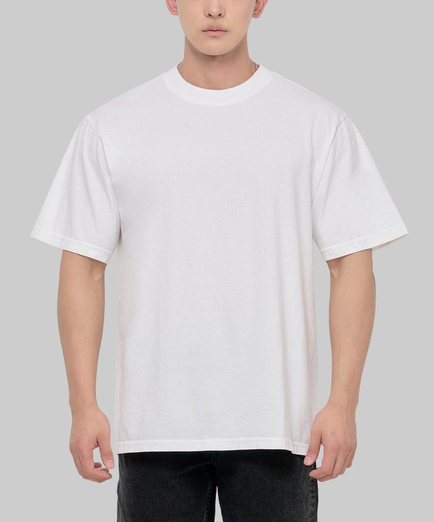 SHAKA WEAR [2Pack] 7.5Oz Garment-Dyed Oversized Plain Short Sleeve T-Shirt