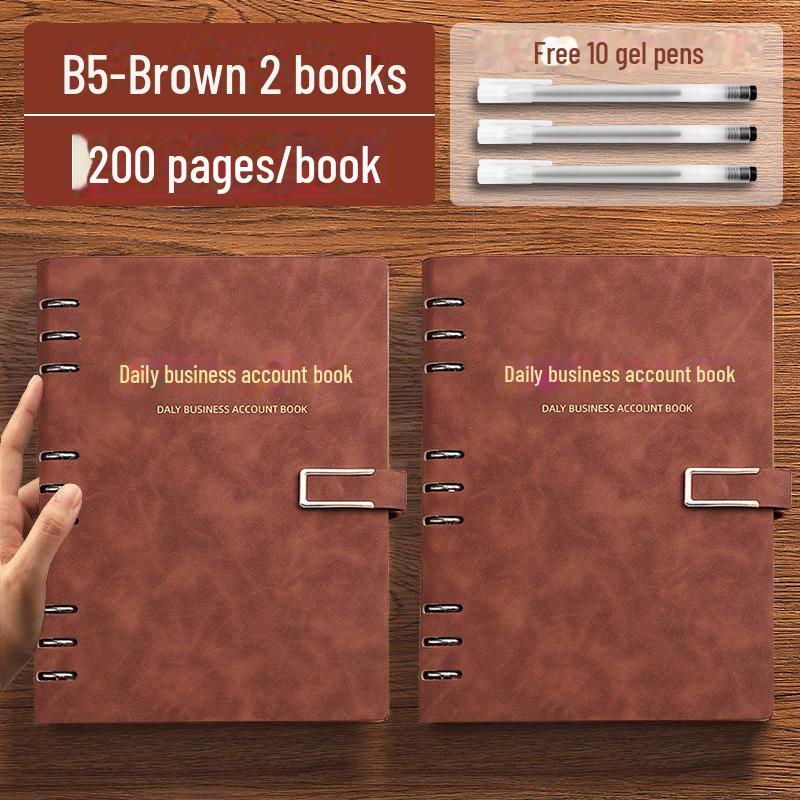 Ежедневный учет расходов B5. Книга учета с отрывными листами.