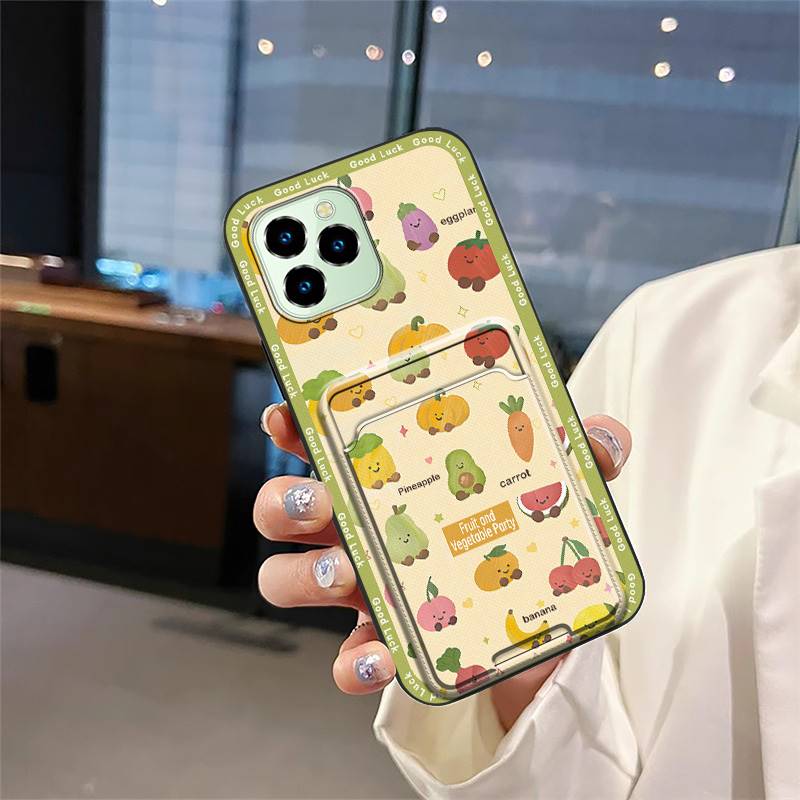 Dirt-resistant Durable Phone Case For Oukitel C21 Pro Fashion Design Full Wrap Silicone Graffiti TPU Card Slot Cover